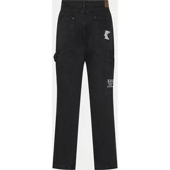 Pánské kalhoty Karl Kani Jeansy 6000492 Černá Loose Fit XS