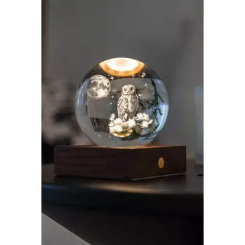 Stojací lampa Bezdrátová LED lampa Gingko Design Amber Crystal Light G025OW vícebarevná MLC