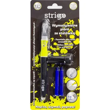 Gumovací pero na bombičky Strigo - žluté