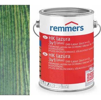 barva a nátěr na dřevo Remmers HK-LASUR [PLUS] 0,75L 5455 Jedlově zelená - Tannengrün