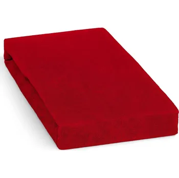 Prostěradlo Froté prostěradlo 200x200cm, červené
