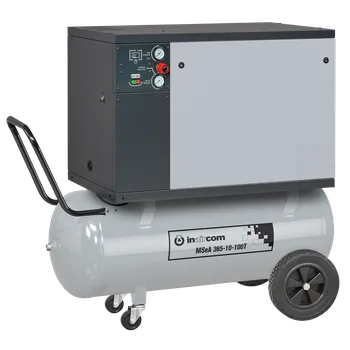 Kompresor INAIRCOM MOBIL SILENT AIR 365-10-100T - Pojízdný pístový kompresor Mobil Silent Air 2,2 kW