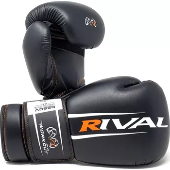 Boxerské rukavice Boxerské rukavice RIVAL RS60V Workout - černé 12 oz