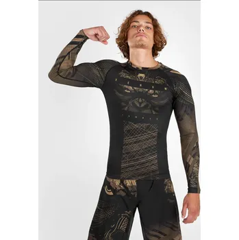 Rashguard Rashguard VENUM Gorilla Jungle Dl. rukáv - černá/sand M