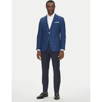 BOSS Sako H-Hutson-233 50540502 Modrá Slim Fit 52