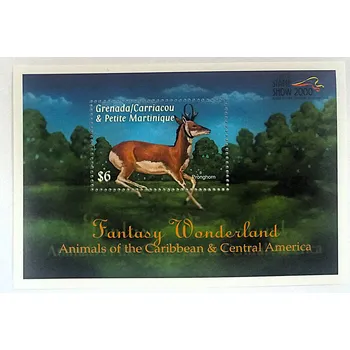 Poštovní známka Aršík Grenada Carriacou - divoká fauna
