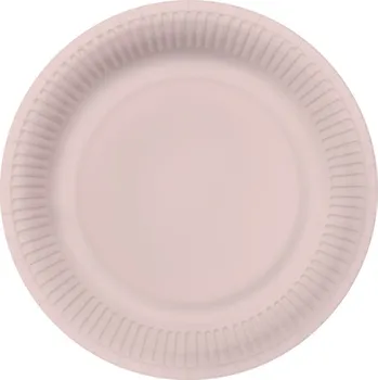 Talíř PAW talíř 23cm 10ks Monocolor light pink