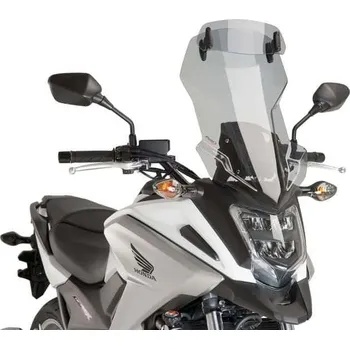 Plexi štít PUIG TOURING WITH VISOR 8911H kouřová HONDA NC 750 X 2016-2020