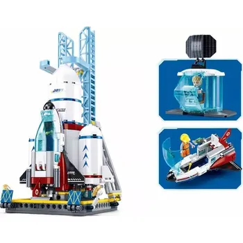 Stavebnice Sluban Sluban Space M38-B1199 Středisko pro start raketoplánu