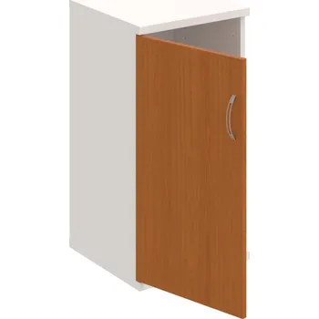 Policová skříň S 2 40 01 L – Skříň policová dvéřová 76,8 × 40 cm - Třešeň , Bílá , USN – Hobis