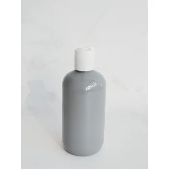 Dávkovač mýdla BELA 300 ml šedý s bílým DISC TOP