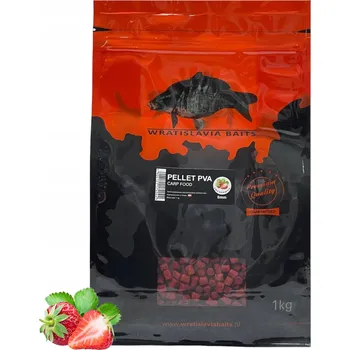 Pelety 6mm Jahoda 1kg Wratislavia Baits