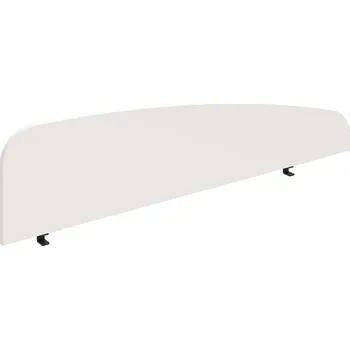 Paraván PA 1800 H – Paraván na hranu 175 cm - Bílá , Černý kov