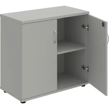 SPZ 80 40 – Skříňka ke stolu, zavřená, š. 80 cm - Šedá , Šedá , USN – Hobis
