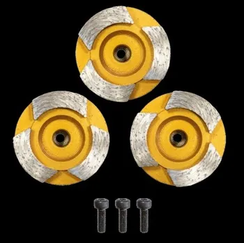 Brusný kotouč EIBENSTOCK Diamantový brusný kotouč na beton 44 mm (sada 3 ks) včetně 3 šroubů EES 1400-3 obj.č. 37134000