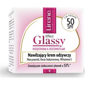 Pleťový krém Hydratační krém na obličej Lirene Effect Glassy pro denní použití 50 ml