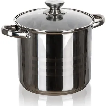 Hrnec Hrnec nerezový se skleněnou poklicí Living 5,6 l