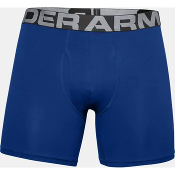 Pánské spodní prádlo Boxerské Trenýrky UNDER ARMOUR Men's Charged Cotton Underwear - modré S