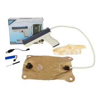 Hra na zahradu Pistolet na wodę 28,5cm elektryczny z plecakiem