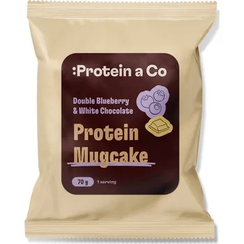 Protein Protein a Co Protein MugCake 70 g Příchuť: Double Blueberry & White Chocolate