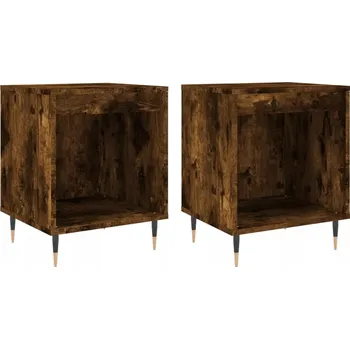 Noční stolek Noční stolek Moda 40x35x50 kouřový dub