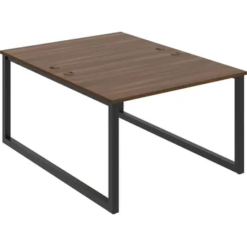 Psací stůl USD O 1200 – Stůl pracovní 120 × 160 cm - Ořech , Černý kov