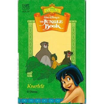 Karetní hra Mezuza Karty Kvarteto - Jungle Book