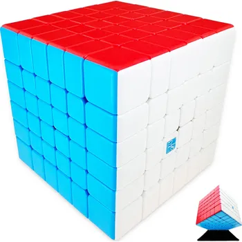 Hlavolam ORIGINÁLNÍ KOSTKA 6x6 SEŘÍZENÁ RYCHLÁ LOGICKÁ KOSTKA 6x6x6 + PODSTAVEC