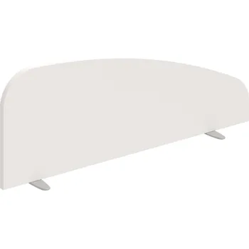 PA 1200 S – Paraván na desku 115 cm - Bílá , Šedý kov