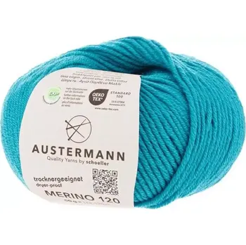 Příze Austermann Merino 120 EXP 133 Petrol (Příze Merino 120 EXP PETROL)
