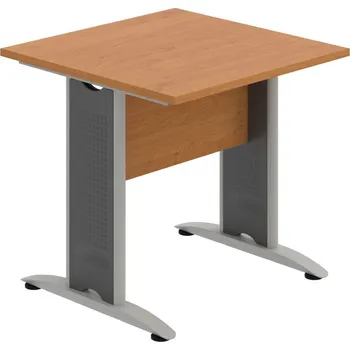 Jednací stůl CJ 800 – Stůl jednací rovný 80 cm - Olše , Olše , Šedý kov