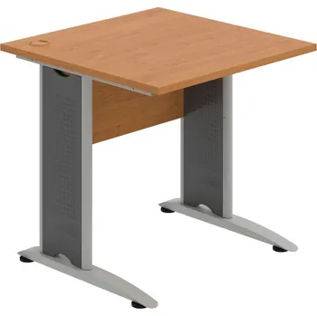 Psací stůl CS 800 – Stůl pracovní rovný 80 cm - Olše , Olše , Šedý kov