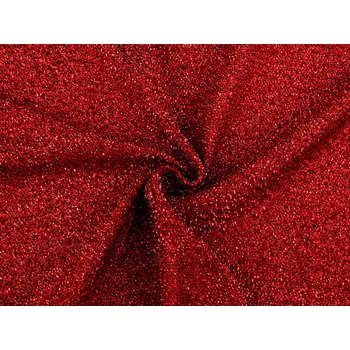 Dekorační třpytivá látka s kovovým lesklým povrchem