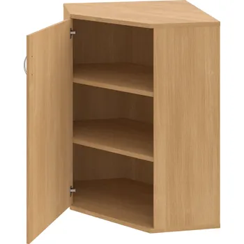 Policová skříň SRV 3 01 L – Skříň vnitřní roh levá 115,2 cm - Dub , Dub , USN – Hobis