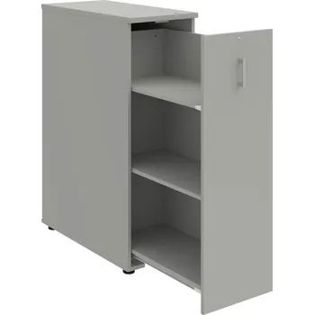 SPVZ 3 P – Skříňka ke stolu, šanonová, výsuvná, pravá - Šedá , Šedá , USH – hranatá