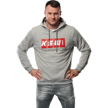 Pánská mikina Pánská mikina KSW FEDERATION GREY XL