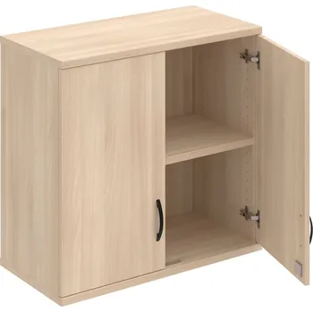 Policová skříň SZ 2 80 01 H – Skříň policová dvéřová 76,8 × 80 cm - Akát , Akát , UCO – černá