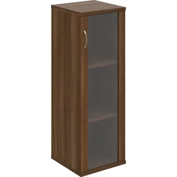 Policová skříň S 3 40 02 P – Skříň policová dvéřová 115,2 × 40 cm - Ořech , Ořech , USN – Hobis