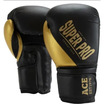 Boxerské rukavice Boxerské rukavice Super Pro Combat Gear Ace - černé 10 oz