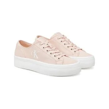 Dámské tenisky Sneakersy Calvin Klein Jeans Vulc Flatform Low Cv Mg YW0YW01763 Oranžová 35