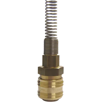 Hadicová spojka Rychlospojka s pružinou pro plast. trubku 8x6