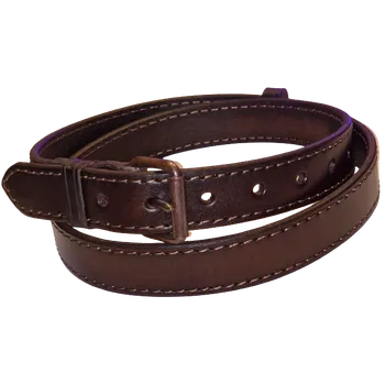 Opasek Zubíček Velmi silný kožený opasek - šíře 3 cm Délka: 160 cm, Varianta: 2x prošitý