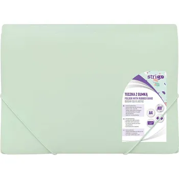 Strigo Sloha A4 s gumou pastelová - mentolová
