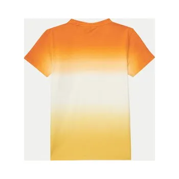 Pánské tričko Napapijri T-Shirt S-Merse NP0A4ILFA701 S Oranžová Regular Fit 12Y