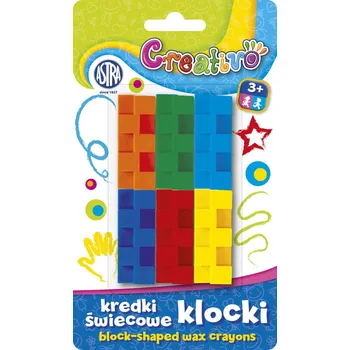 ASTRA voskovky Stavebnice 6 barev