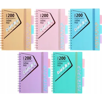 Astra Blok se spirálou Astrapap Pastel A5 čtverečkovaný