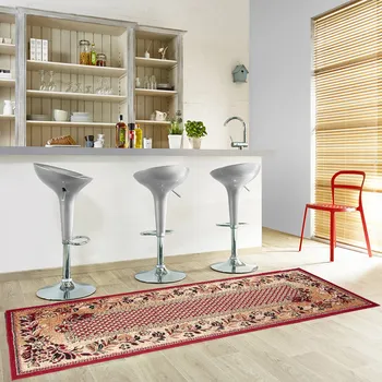 Koberec Moderní koberec Atlas - květiny a mřížka 1 - béžový Rozměr koberce: 70x200 cm