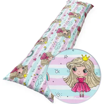 Polštář POLŠTÁŘ NA SPANÍ NA BOKU BŘICHA MULTIFUNKČNÍ 145x40 cm Kerstin