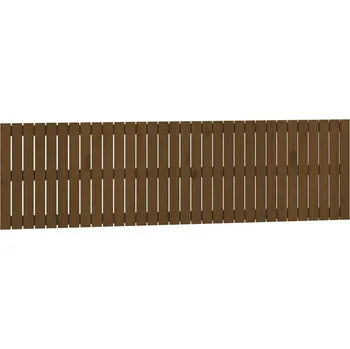 Čelo postele borovicové 204x60 cm, medově hnědá.