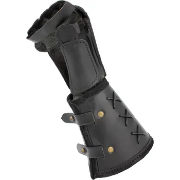 Karnevalový kostým Epic Armoury Kožená plátová rukavice pro pravou ruku